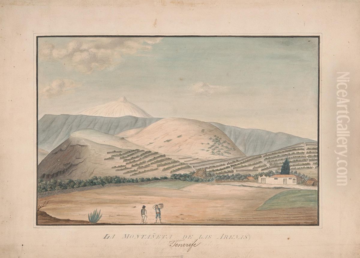 La Montaneta de Las Arenas Oil Painting by Alfred Diston La Montaneta de Las Arenas Oil Painting by Alfred Diston