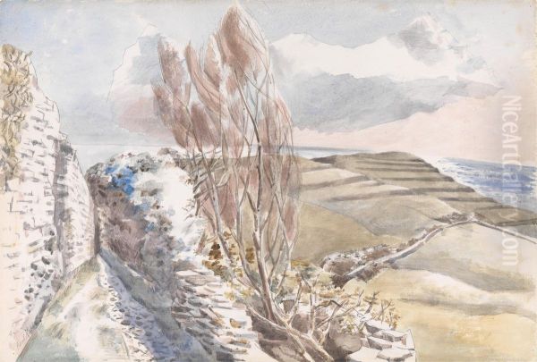 Worth Matravers, Dorset Oil Painting by Paul Nash