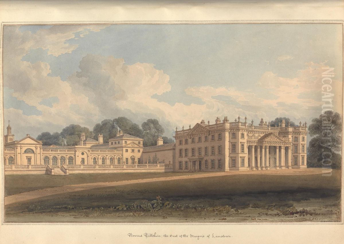 Bowood Wiltshire; the Seat of the Marquis of Lansdown Oil Painting by George Stubbs