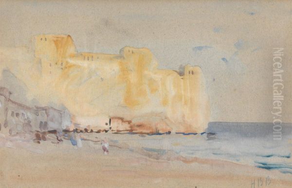 Ancona Oil Painting by Hercules Brabazon Brabazon