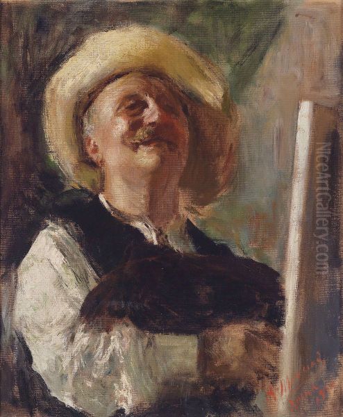 Self-portrait Oil Painting by Antonio Mancini