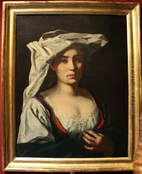 Peasant woman Oil Painting by Gaspare Traversi