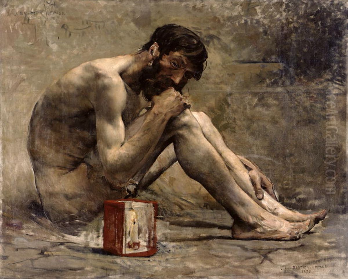 Diogenes Oil Painting by Jules Bastien-Lepage