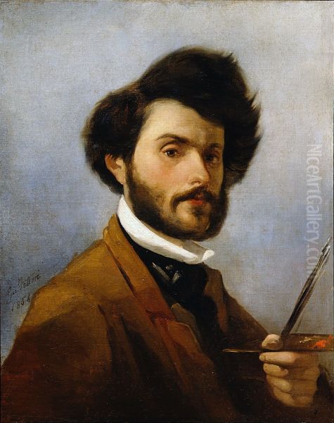 Autoritratto Oil Painting by Giovanni Fattori