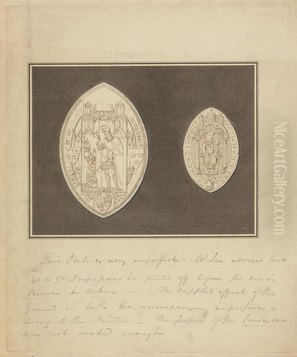 [One from] Two Albums, containing a total of 213 drawings by Stothard for book illustrations Oil Painting by Thomas Stothard