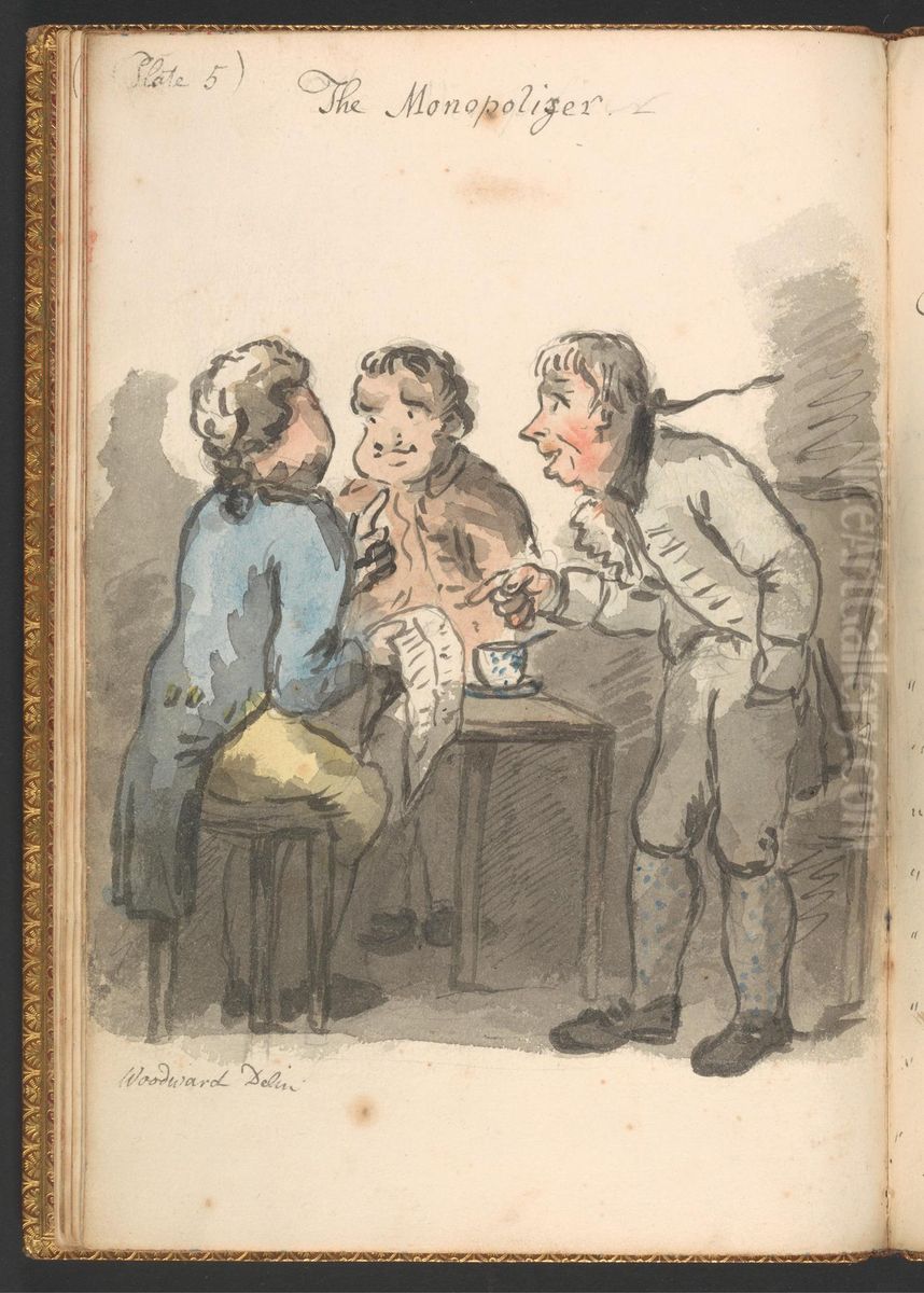 The Monopolizer Oil Painting by George Murgatroyd Woodward