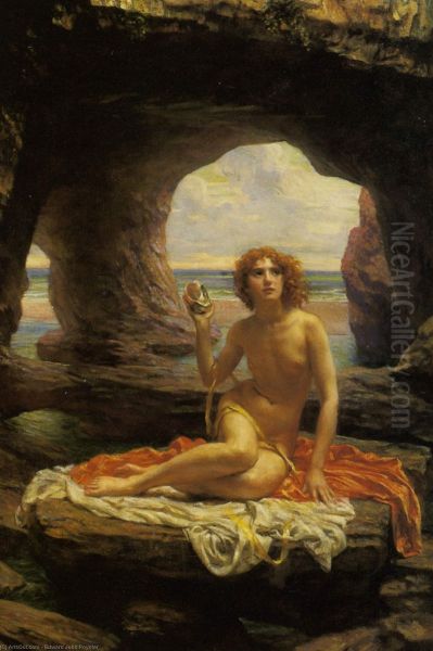 At Low Tide Oil Painting by Edward Poynter