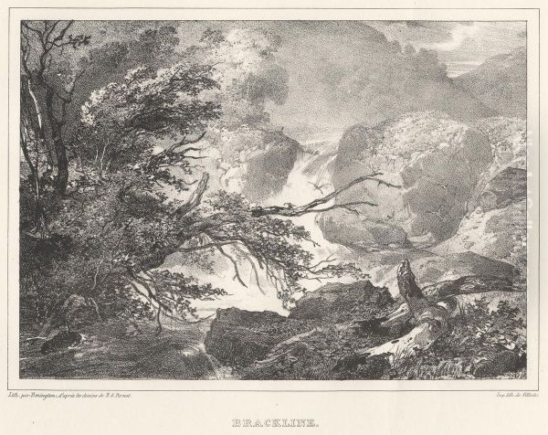Brackline Oil Painting by Richard Parkes Bonington