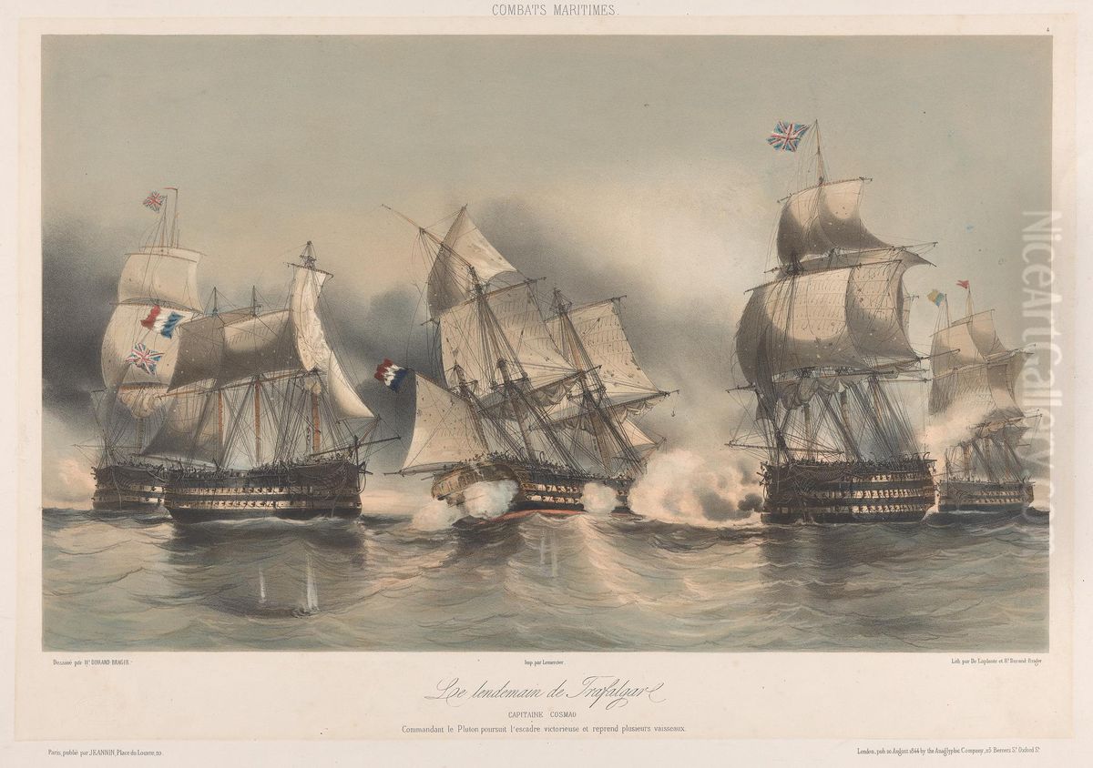 Le Lendemain de Trafalgar Oil Painting by Jean-Baptiste Henri Durand-Brager