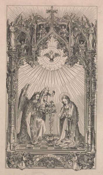 The Annunciation Oil Painting by Augustus Pugin
