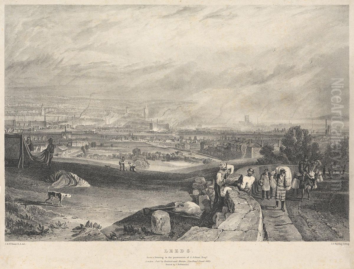 Leeds Oil Painting by James Duffield Harding