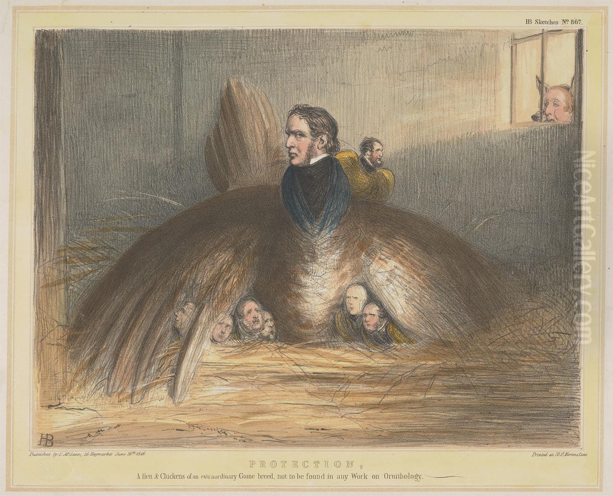 Caricature, vol. 6) Oil Painting by John (H.B.) Doyle