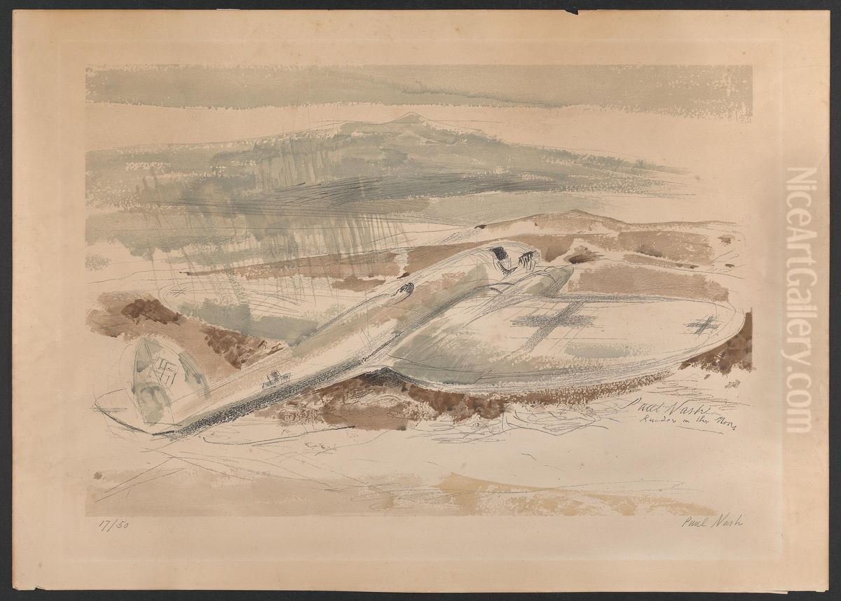 The Raider on the Moors Oil Painting by Paul Nash