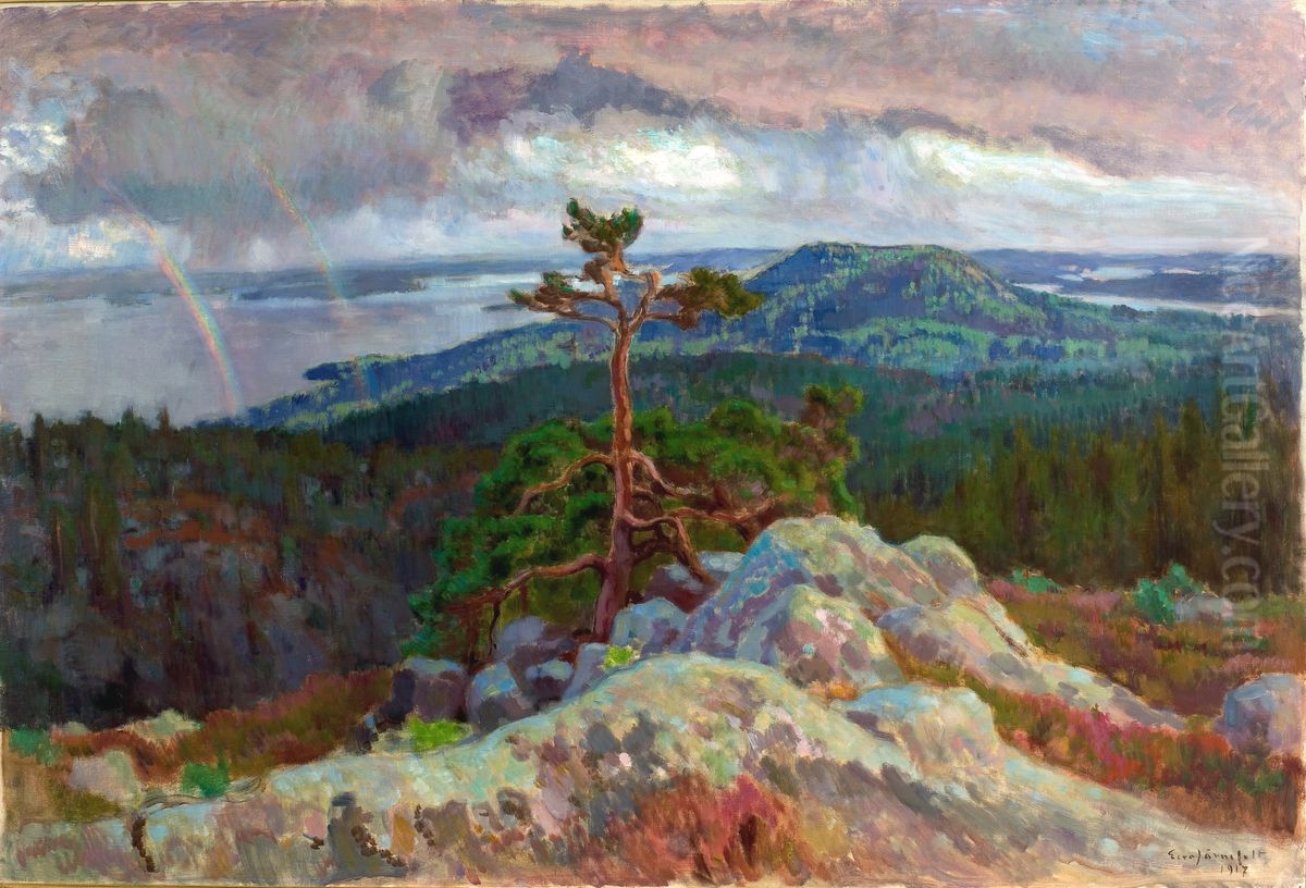 Koli Oil Painting by Eero Jarnefelt