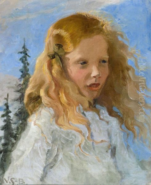 Antti Oil Painting by Venny Soldan-Brofeldt