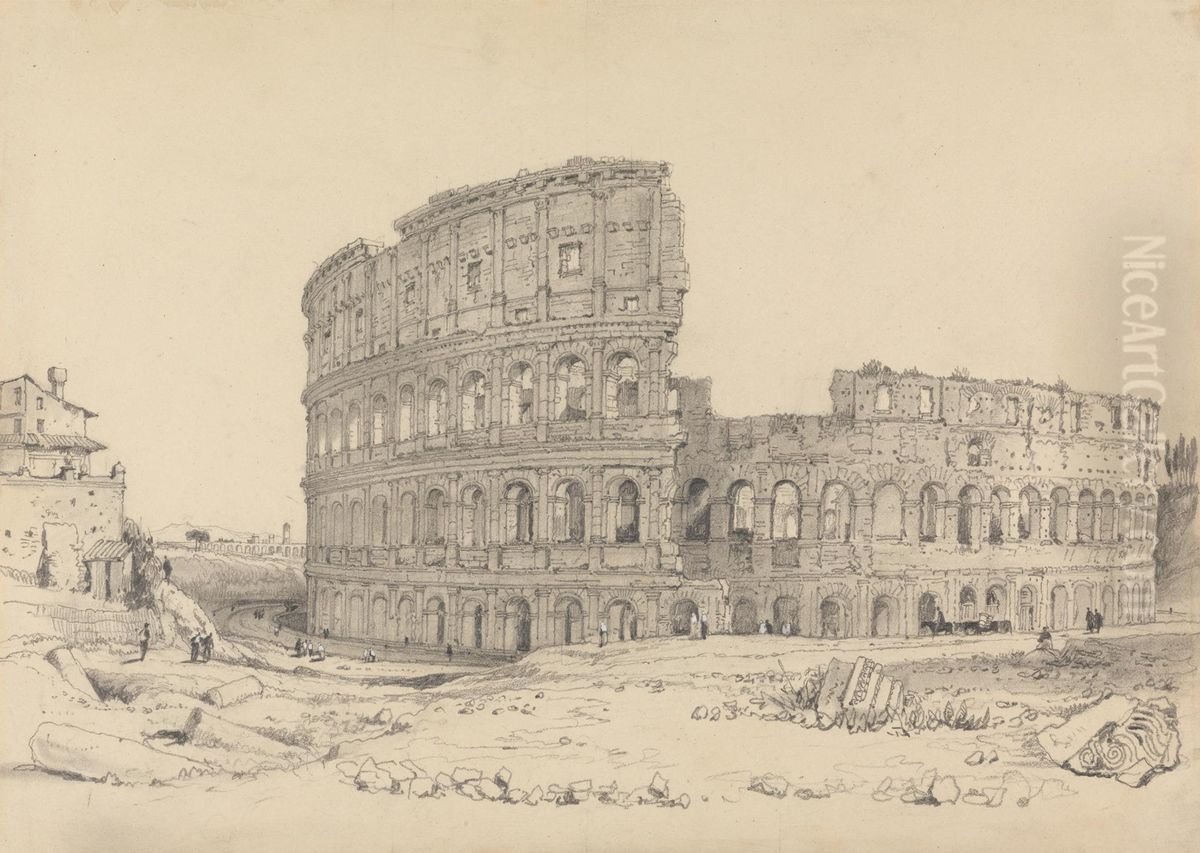 The Colosseum, Rome Oil Painting by Samuel Prout