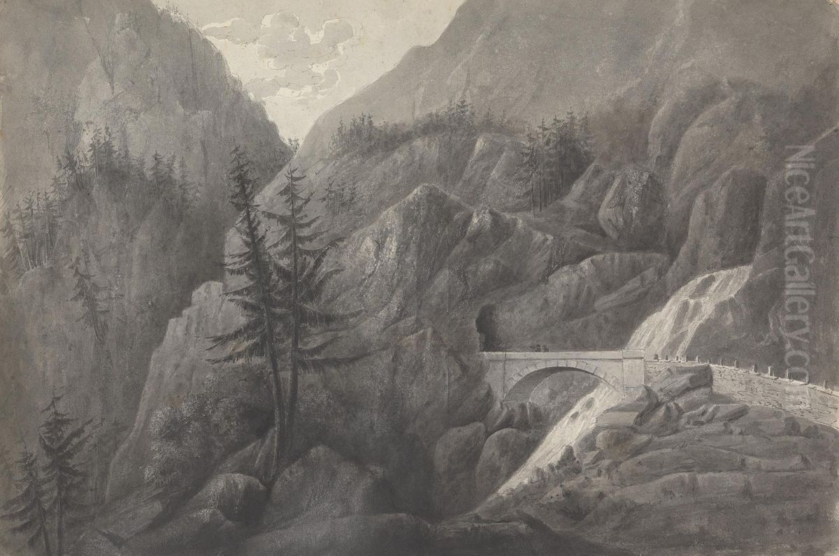 Simplon (Switzerland) Oil Painting by Isaac Weld