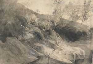 The Rocky Bank of a River