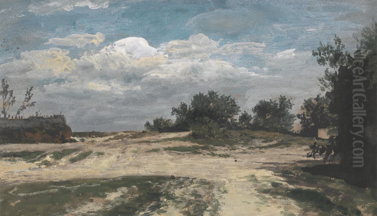 An Open Road Oil Painting by Patrick Nasmyth