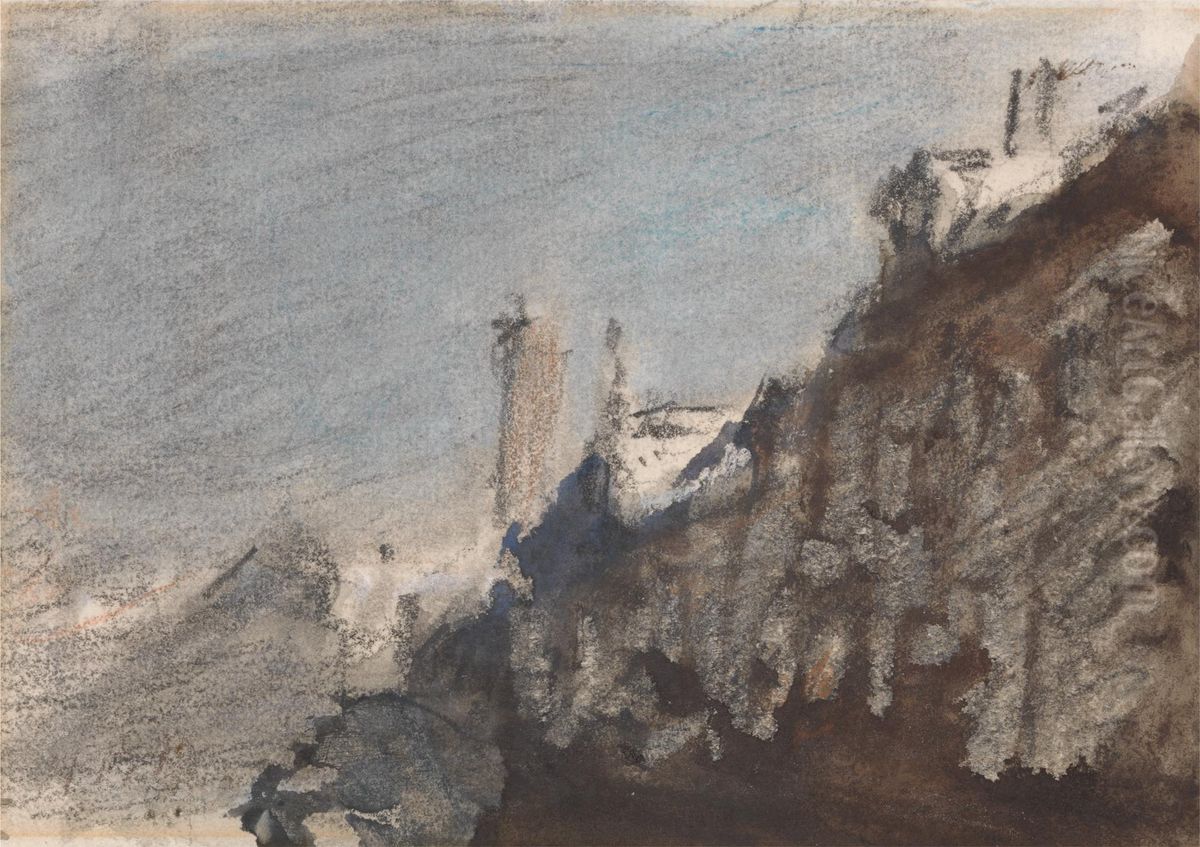 View of Tivoli Oil Painting by Hercules Brabazon Brabazon