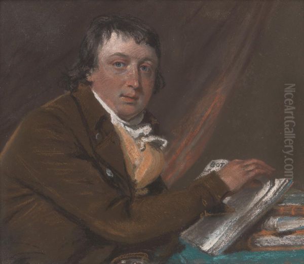 William Curtis (1746-1799), Entomologist and Botanist Oil Painting by John Raphael Smith