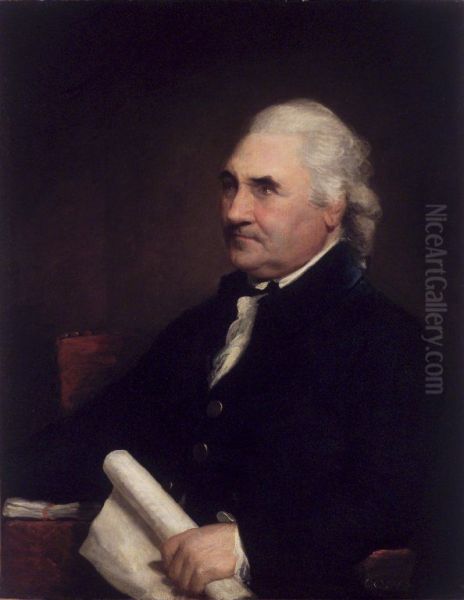 Colonel Isaac Barre Oil Painting by Gilbert Stuart