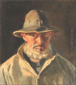 Portraet af en aeldre Skagbo.