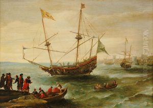 An Algerine ship off a barbary port