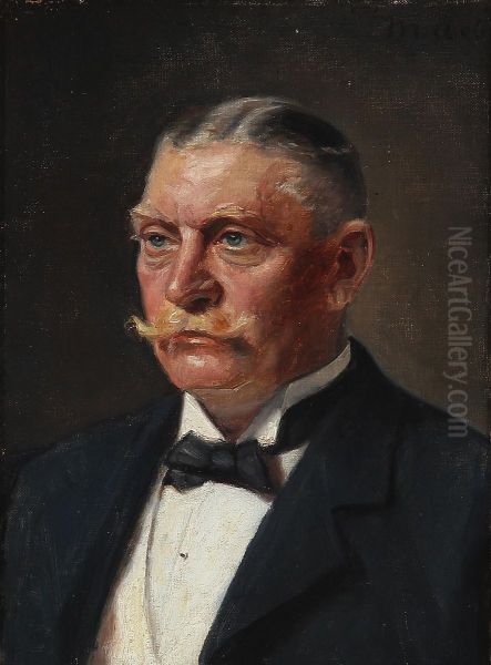 Portraet af Georg Jorgensen. Oil Painting by Michael Peter Ancher