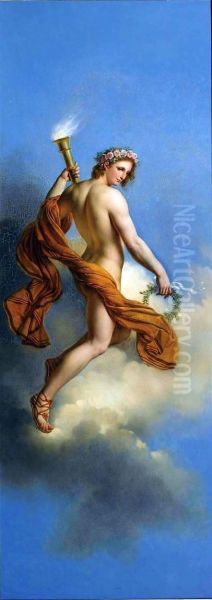 Apollo Oil Painting by Anne-Louis Girodet de Roucy-Triosson