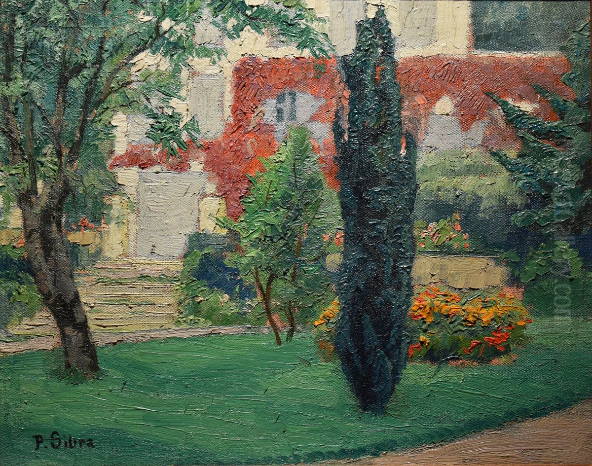 Paysage, la ferme de Rodes Oil Painting by Paul Sibra