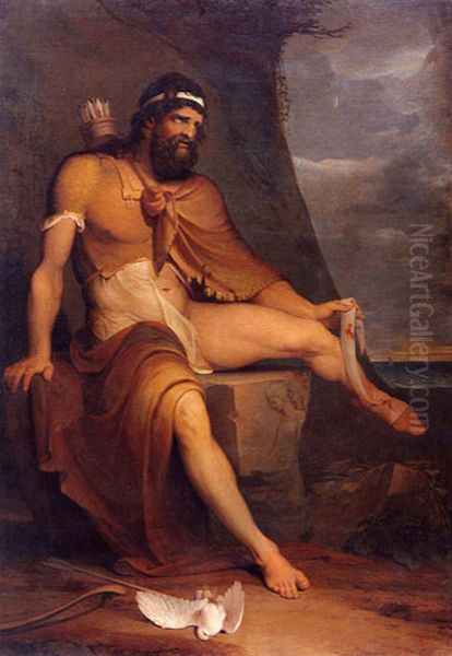 Philoctetes on the Island of Lemnos Oil Painting by James Barry