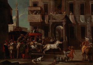 The Race of the Berber Horses in Rome