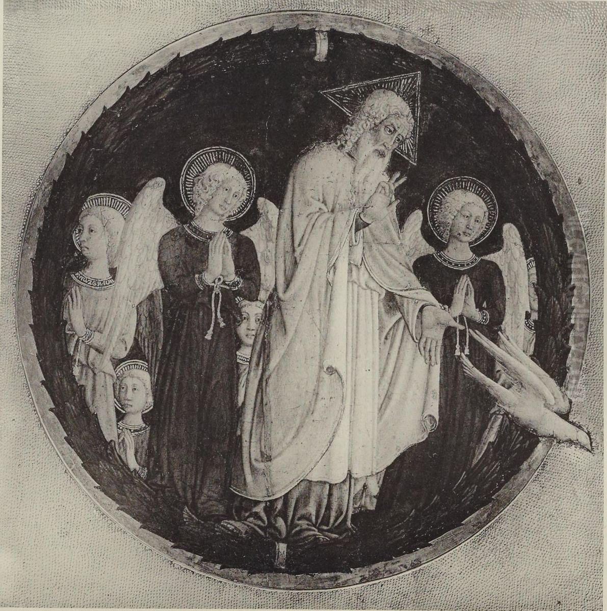 God bestowing the Holy Spirit Oil Painting by Giovanni Francesco Da Rimini God bestowing the Holy Spirit Oil Painting by Giovanni Francesco Da Rimini