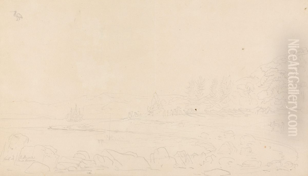 Fowl Island, Bay of Bengal, Coast of Arakan Oil Painting by Thomas Daniell