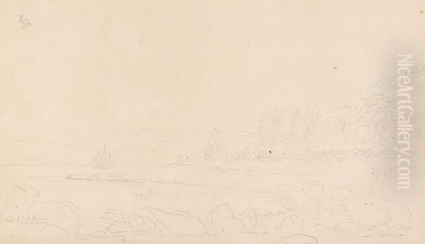 Fowl Island, Bay of Bengal, Coast of Arakan Oil Painting by Thomas Daniell