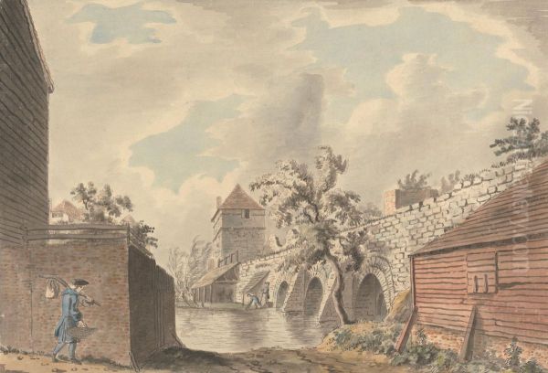 Arches in the City Wall, Canterbury Oil Painting by Francis Grose