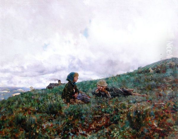 La primavera Oil Painting by Telemaco Signorini