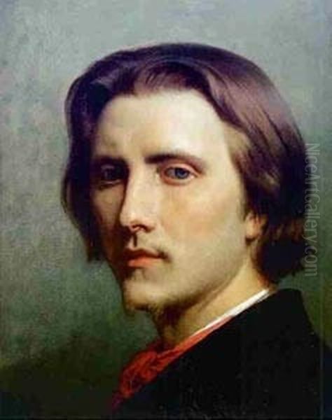 Self-portrait Oil Painting by Leon Bazille Perrault