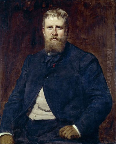 Portrait of Frits Thaulow Oil Painting by Carolus-Duran