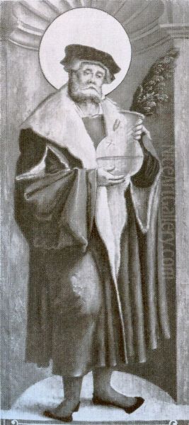 Der Heilige Kosmas Oil Painting by Master of Messkirch