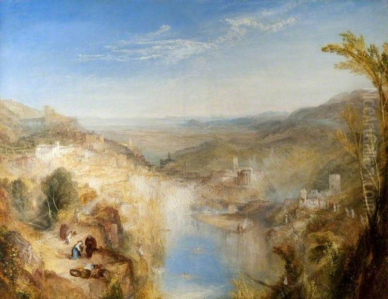 The Pifferari Oil Painting by J. M. W. Turner