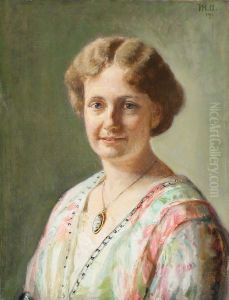 Portraet af Else Guldberg, nee Richter.