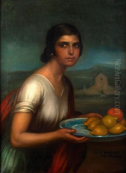 Camino de las bodas Oil Painting by Julio Romero De Torres
