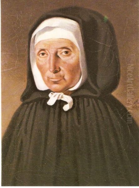 Blessed Jeanne Jugan(October 25, 1792 - 1879) foundress of theLittle Sisters of the Poor. Oil Painting by unknown