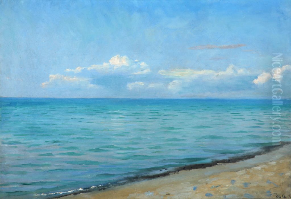 Beach view, Skagen. Oil Painting by Michael Peter Ancher