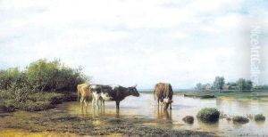 Cows at the watering