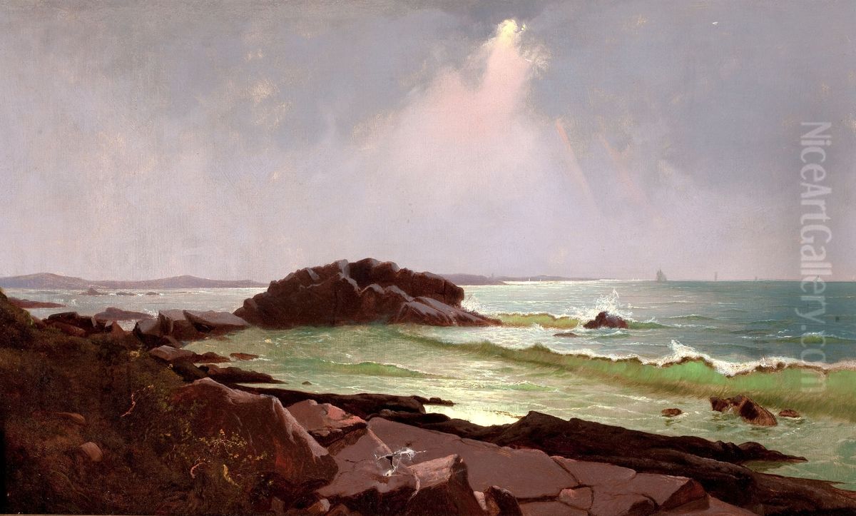 Coastal Scene Oil Painting by Americas