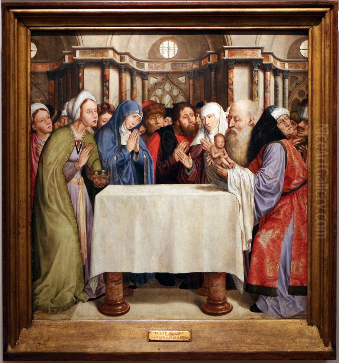 Presentation at the Temple Oil Painting by Quinten Metsysand workshop