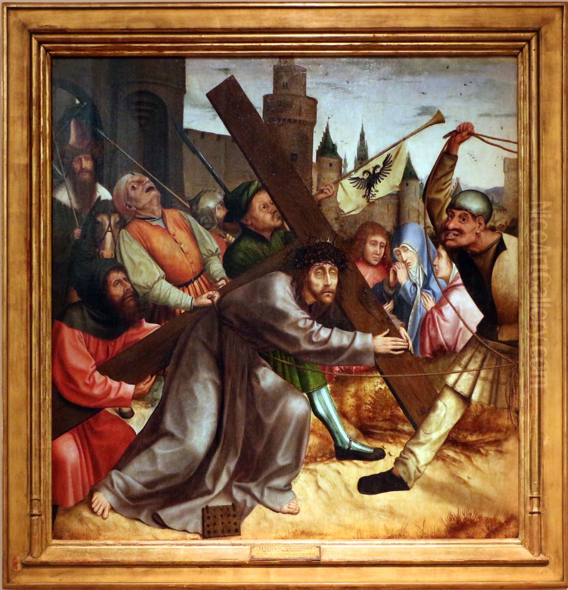 via crucis Oil Painting by Quinten Metsysand workshop